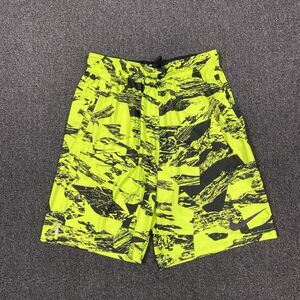 Nike Dri Fit Basketball Shorts Men Athletic Training Volt Yellow Size Medium